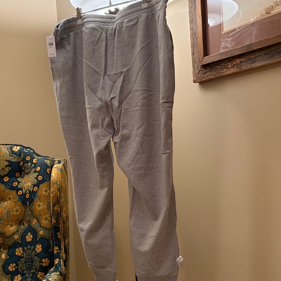 GAP Gray Heather Fleece Joggers / XXL/ NWT - Picture 11 of 14